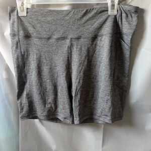 Avia Gray Athletic Shorts with Elastic Waistband